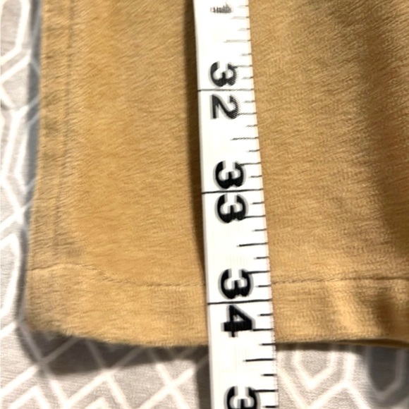 🔥VTG Theory, Soft Suede-Feel Boot Cut Trousers in Camel, EUC,Size 8 - Picture 11 of 15